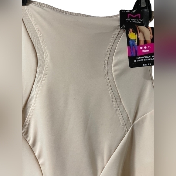 Nwt Maidenform High-Waist Thigh Slimmer Shapewear in Color Latte Lift Size SMALL - Picture 5 of 16